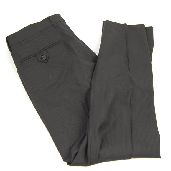 Dolce and Gabbana Pin Strip Dress Pants Gray 48 - Picture 1 of 8